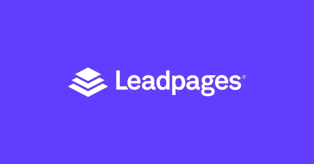Image featuring Leadpages logo.