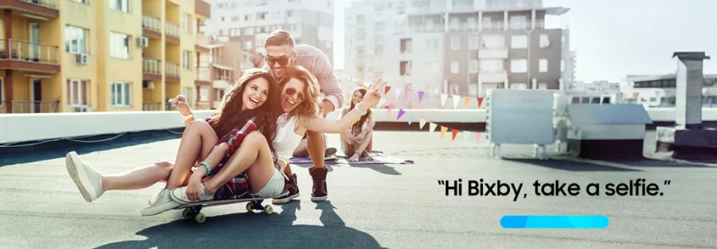 Samsung Bixby representing the virtual assistant's capabilities in smartphone control and AI integration.